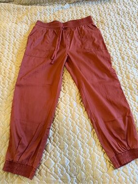 A New Day High-Rise Ankle Length Woven Utility Jogger Pants Rust